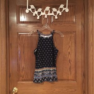 No Boundaries Printed Tank Top